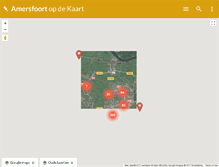 Tablet Screenshot of amersfoortopdekaart.nl